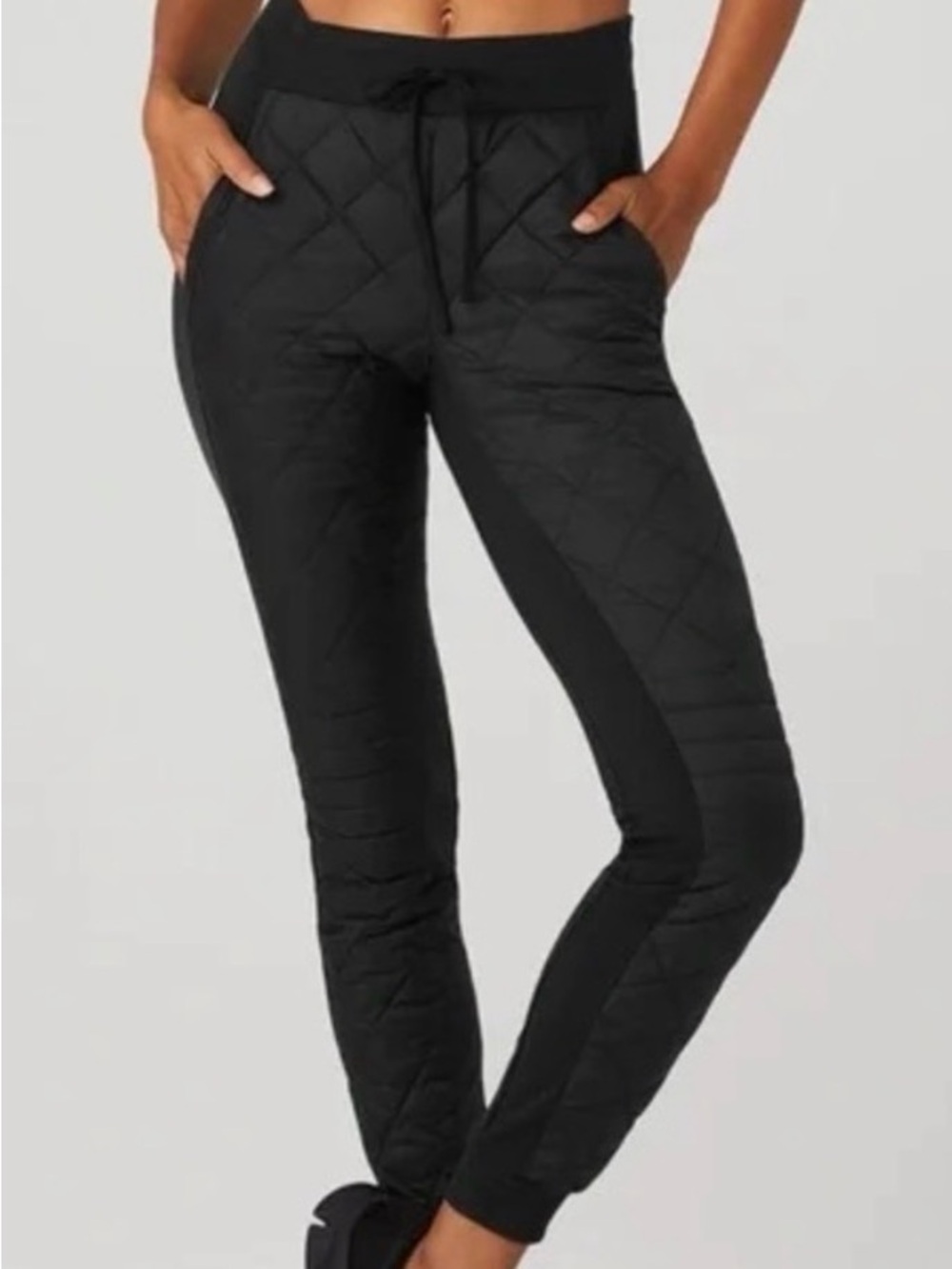 Women’s ALO Yoga Winter Warm Moto Puffer Joggers